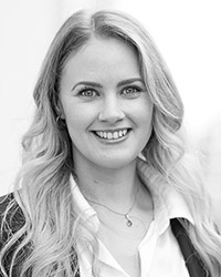 Porträttbild på Signe Bachman.