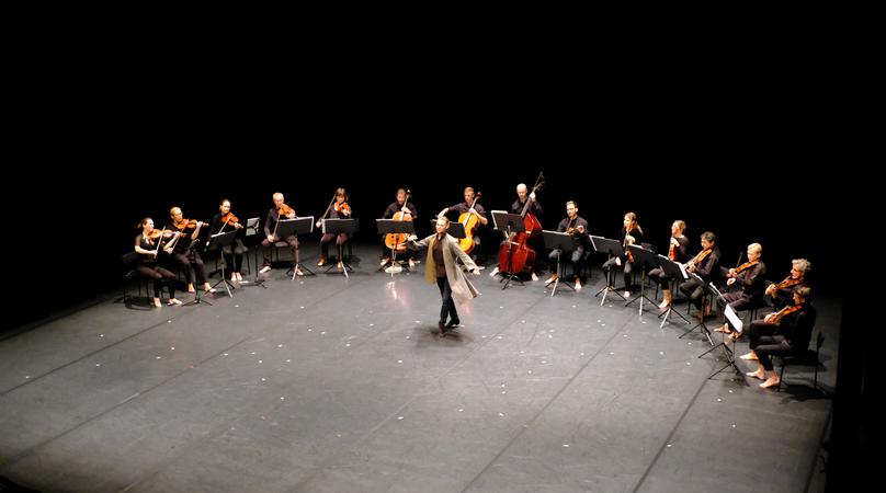 Orkester på scen