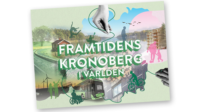 En bild av framsidan på den nya regionala utvecklingsstrategin. 