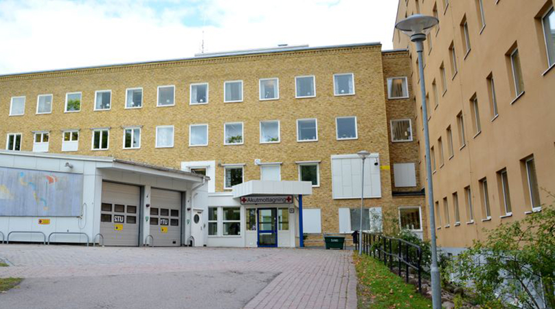 Exteriör från akuten i Ljungby.